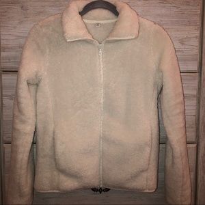 UNIQLO zip up sherpa
